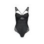 Боди из эко-кожи и кружева Loona Body black L/XL - Passion