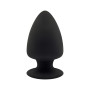 Анальная пробка SilexD (Model 1 size M) двухслойная, силикон+Silexpan, диаметр 6,2 см