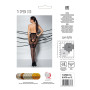 Колготки с открытым доступом, ажурные трусики и подвязки TIOPEN 013 black 3/4 (20/40 den) — Passion