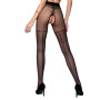 Колготки с открытым доступом, имитация чулок TIOPEN 014 black 3/4 (20 den) — Passion