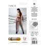 Колготки с открытым доступом, имитация чулок TIOPEN 014 black 3/4 (20 den) — Passion