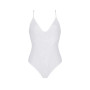 Боди с ажурным декором и открытым шагом Ursula Body white S/M — Passion