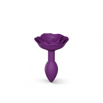 Силіконова анальна пробка Love To Love OPEN ROSES S SIZE - PURPLE RAIN