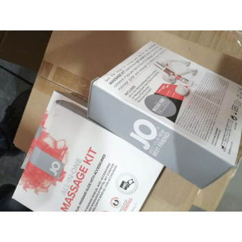 Набір для масажу System JO ALL IN ONE MASSAGE GIFT SET  (м'ята упаковка!!!)