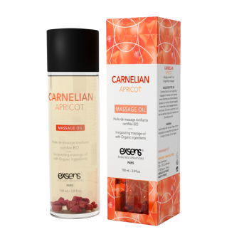 Розпродаж!!! Масажна олія EXSENS Carnelian Apricot (бадьорить з сердоліком) 100мл (термін 01.2024)