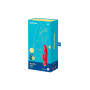 Смарт вибратор кролик с двойным отростком Satisfyer Double Flex Red