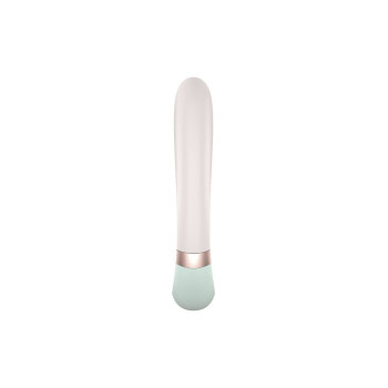 Смарт вібратор-кролик із підігрівом Satisfyer Heat Wave Mint