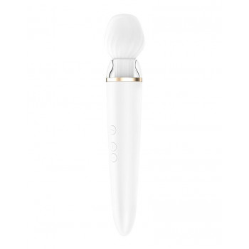 Смарт вібромасажер зі змінною головкою Satisfyer Double Wand-er