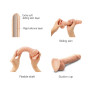 Реалістичний фалоімітатор Strap-On-Me Sliding Skin Realistic Dildo Vanille - M, ефект рухливої шкіри