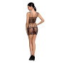 Бодистокинг — мини-платье с бабочками Passion BS090 black