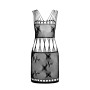 Бодистокинг — мини-платье с бабочками Passion BS090 black