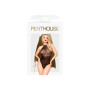 Боди Penthouse Blooming Era XL Black, имитация гипюрового страплесса, открытые плечи