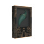 Вибратор 2в1 с язычком Zalo — Hero Jewel Green, кристалл Swarovski