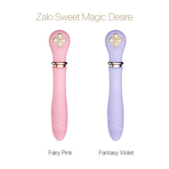 Пульсатор із підігрівом Zalo Sweet Magic - Desire Fantasy Violet, турбо режим