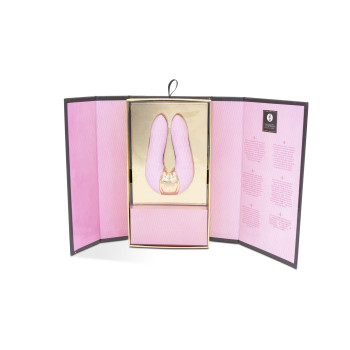 Вибратор для клитора Shunga Aiko Light Pink, гибкие кончики