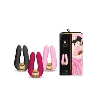 Вибратор для клитора Shunga Aiko Light Pink, гибкие кончики