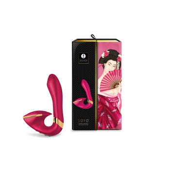 Вагинально-клиторальный вибратор Shunga Soyo Raspberry