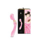 Вибромассажер Shunga Zoa Light Pink, двусторонний