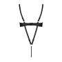 Боди из экокожи Passion Celine Body 4XL/5XL black, с доступом, открытый