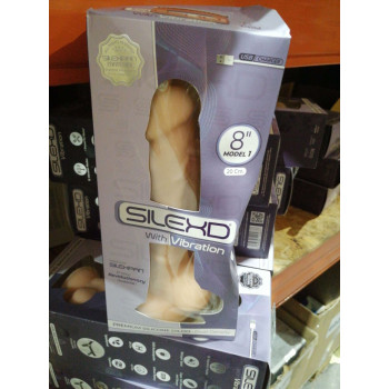 Фаллоимитатор с вибрацией SilexD Vetus Vibro Flesh (MODEL 1 size 8in) (мятая упаковка)