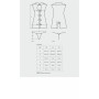 Эротический костюм стюардессы Obsessive Stewardess 3 pcs costume grey L/XL, серый, платье, стринги,