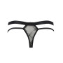 Мужские прозрачные стринги Passion 029 Thong Collin S/M Black, сетка