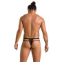 Чоловічі прозорі стринги Passion 029 Thong Collin XXL/XXXL Black, сітка