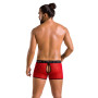 Мужские прозрачные боксеры Passion 046 Short Parker L/XL Red, сетка, под леопард