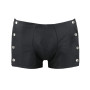 Чоловічі шкіряні боксери із заклепками Passion 048 Short David XXL/XXXL Black