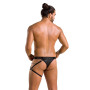 Мужские трусики танга с подвязкой Passion 058 Thong Bill S/M Black