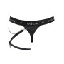 Мужские трусики танга с подвязкой Passion 058 Thong Bill S/M Black