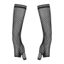 Сетчатые митенки Obsessive Darkie mittens, black