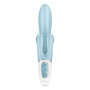 Вибратор-кролик Satisfyer Touch Me Blue, двойной отросток, 3 мощных мотора