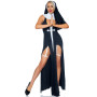 Костюм монашки-грішниці Leg Avenue Sultry Sinner L, сукня, головний убір, комір