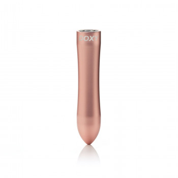 Потужна віброкуля DOXY ROSE GOLD у металевому кейсі, ультрагладенька, 7 режимів