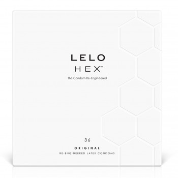 Презервативи LELO HEX Condoms Original 36 Pack, тонкі та суперміцні