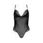 Сетчатое боди с кружевным лифом Passion DELIENA BODY L/XL black