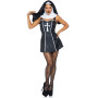 Костюм черниці Leg Avenue Naughty Nun S, сукня, головний убір