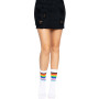 Носки женские в полоску Leg Avenue Pride crew socks Rainbow, 37–43 размер
