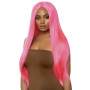 Парик Leg Avenue 33″ Long straight center part wig neon pink