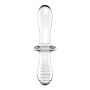 Стеклянный дилдо Satisfyer Double Crystal (Transparent)