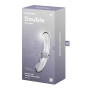 Стеклянный дилдо Satisfyer Double Crystal (Transparent)