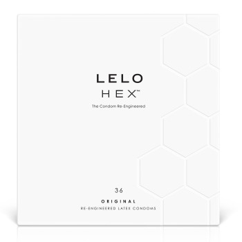 Презервативи LELO HEX Condoms Original 36 Pack  (м'ята упаковка!!!)