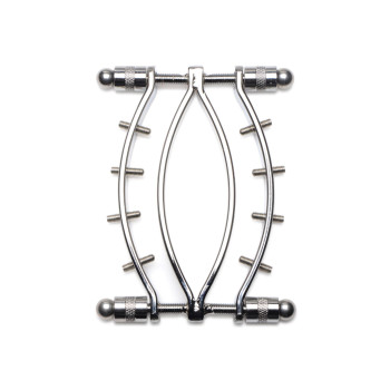 Зажим для половых губ Master Series Spread'Em Poker Vagina Clamp with Adjustable Pressure Screws