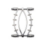 Зажим для половых губ Master Series Spread'Em Poker Vagina Clamp with Adjustable Pressure Screws