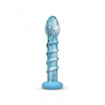 Скляний дилдо Gildo - Ocean Wave Glass Dildo