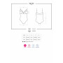 Мереживне боді з доступом 818-TED-1 teddy M/L, чорне