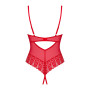 Боді Obsessive Ingridia crotchless teddy XS/S