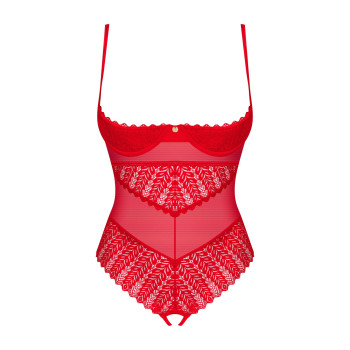 Боди Obsessive Ingridia crotchless teddy XL/2XL