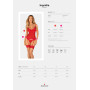 Корсет Obsessive Ingridia corset & thong XS/S